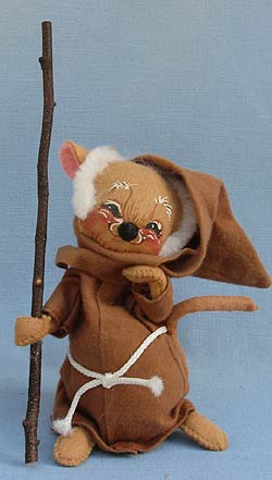 Annalee 6 " Friar Nativity Mouse - Good - 201090sqb Annalee 6 " Friar Nativity Mouse - Good - 201090sqb