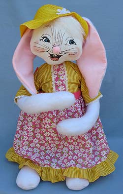 Annalee 30" Easter Girl Bunny - Near Mint / Excellent - 201910a