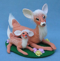 Annalee 10" Doe and Fawn - Mint - 202109