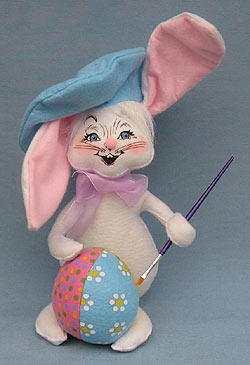 Annalee 12" Artist Easter Bunny with Brush & Egg 2014 - Mint - 202114