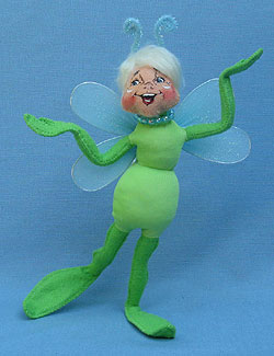 Annalee 9" Green Dragonfly Elf 2012 - Mint - 202212