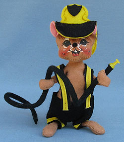 Annalee 7" Fireman Mouse - Near Mint - 202393a