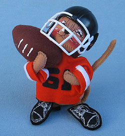 Annalee 7" Football Mouse - Mint - 202794x