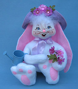Annalee 18" Spring Girl Bunny with Watering Can - Mint - 202808