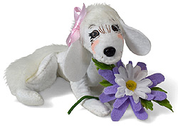 Annalee 4" Daisy Days Doggie 2019 - Mint - 210419