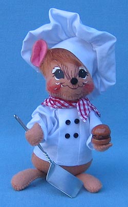 Annalee 6" Barbecue Chef Mouse - Mint - 212506ox