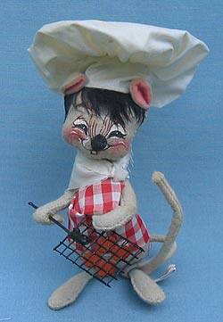 Annalee 7" Barbecue Chef Mouse - Excellent - 212587a