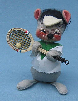Annalee 7" Tennis Boy Mouse - Mint - 231080