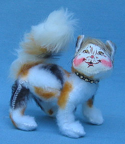 Annalee 4" Calico Kitty Cat - Mint - 231805