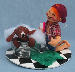 Annalee 7" Bathtime For Buddy the Dog - Mint - 233697xo