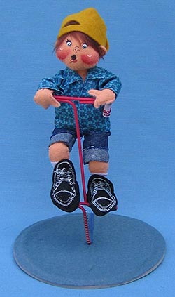 Annalee 7" Jumping Rick on Pogo Stick - Mint - 234298ooh