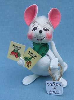 Annalee 7" Garden Seed Mouse - Mint - 237201