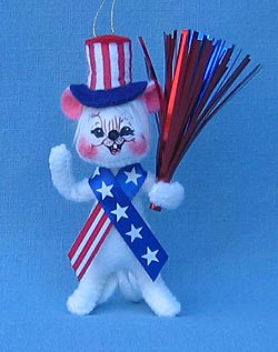 Annalee 3" 4th of July Ornament - Mint - 237406