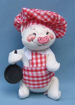 Annalee 10" Barbecue Chef Pig - Mint - 241089