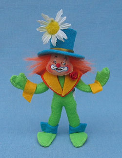 Annalee 4" Green Elf Clown - Mint - 241107
