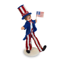 Annalee 10" Uncle Sam Kid 2018 - Mint - 250118