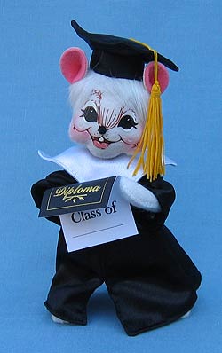 Annalee 6" Graduation Mouse - Mint - 250808
