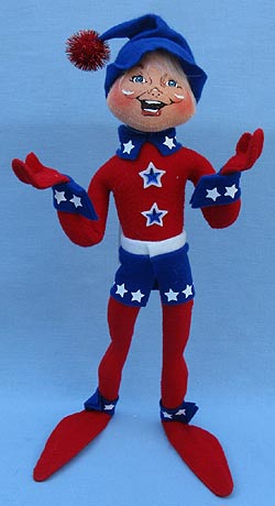 Annalee 14" Patriotic Elf - Mint - 251408