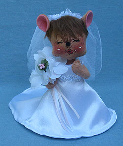 Annalee 6" Bride Mouse - Mint - 251612