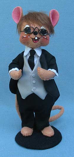 Annalee 6" Groom Mouse - Mint - 251712