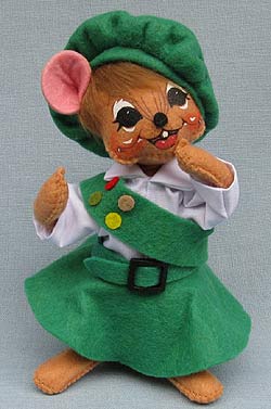 Annalee 6" Girl Scout Mouse 2016 - Mint - 253516
