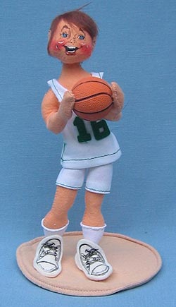 Annalee 10" Basketball Player - Open Eyes - Mint - 260094