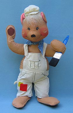 Annalee 18" Painter Bear - Mint - 281084