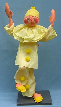 Annalee 30" Yellow Harlequin Clown - Mint / Near Mint - 297190ox Annalee 30" Yellow Harlequin Clown - Mint / Near Mint - 297190ox