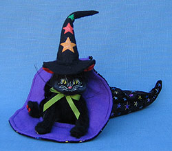 Annalee 4" Witch Hat Cat - Mint - 300108