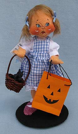 Annalee 6" Wizard of Oz Trick or Treat Dorothy 2017 - Mint - 300317pout