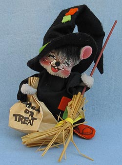 Annalee 7" Witch Mouse - Mint - 300993xo