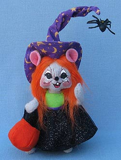 Annalee 6" Trick or Treat Witch Mouse - Mint - 301112