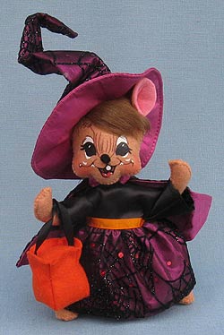 Annalee 6" Tangled Web Witch Mouse 2014 - Mint - 301314
