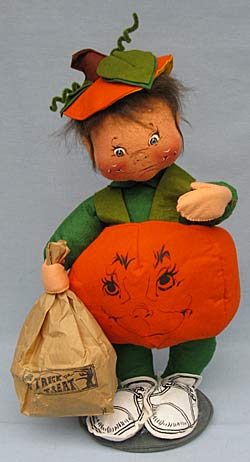 Annalee 18" Pumpkin Kid - Mint - 301490ox