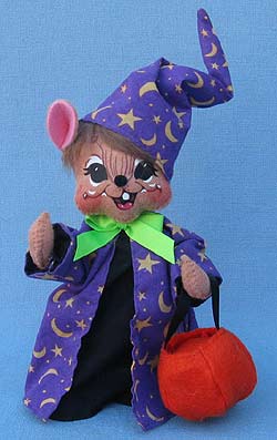 Annalee 6" Trick or Treat Wizard Mouse - Mint - 301512