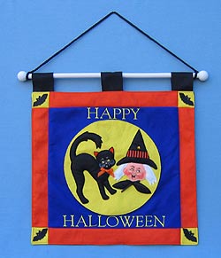 Annalee 16" Happy Halloween Wall Hanging - Mint - 302808