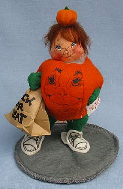 Annalee 7" Pumpkin Kid - Excellent - 303189oxsm