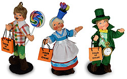 Annalee Set of 3 Wizard of Oz 5" Munchkins - 2020 - Mint - 3106-3107-310820