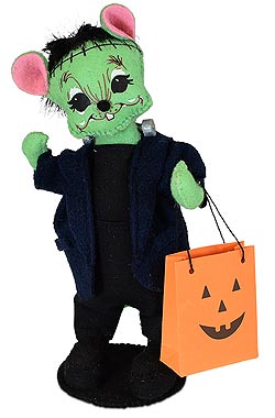 Annalee 6" Frankenstein Mouse 2019 - Mint - 310819