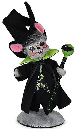 Annalee 6" Ghostly Warlock Mouse 2021 - Mint - 310821 Annalee 6" Ghostly Warlock Mouse 2021 - Mint - 310821