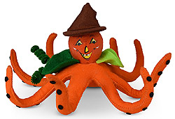 Annalee 7" Pumpkin Octopus 2019 - Mint - 311619