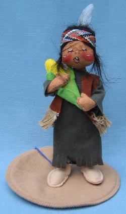 Annalee 7" Indian Girl Holding Corn - Mint - 315296xyell