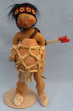 Annalee 10" Indian Chief with Pottery - Mint - 316891scooh