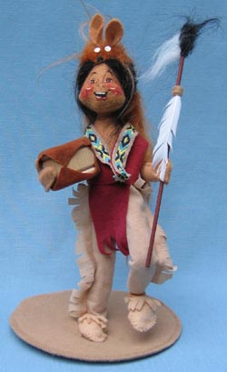 Annalee 10" Indian Medicine Man with Drum - Mint - 316997