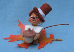 Annalee 3" Oakey Doakey Mouse with Acorn - Mint - 317397