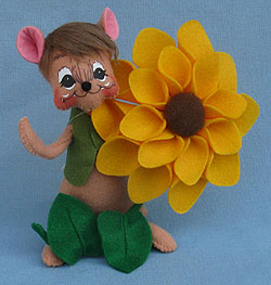 Annalee 6" Sunflower Mouse 2014 - Mint - 350614