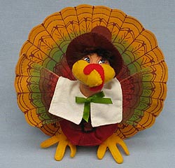 Annalee 7" Pilgrim Boy Turkey 2016 - Mint - 350616