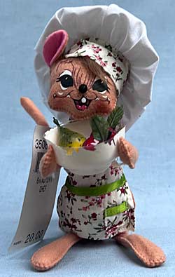 Annalee 6" Autumn Chef Mouse - Near Mint - 350812a