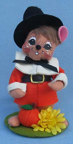 Annalee 6" Pilgrim Mouse 2015 - Mint - 351115