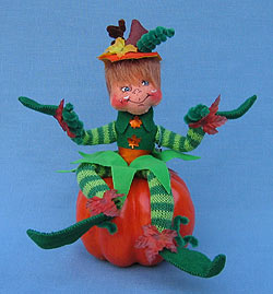 Annalee 9" Pumpkin Patch Elf - Mint - 351508